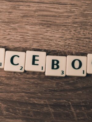 White Facebook Scramble Pieces